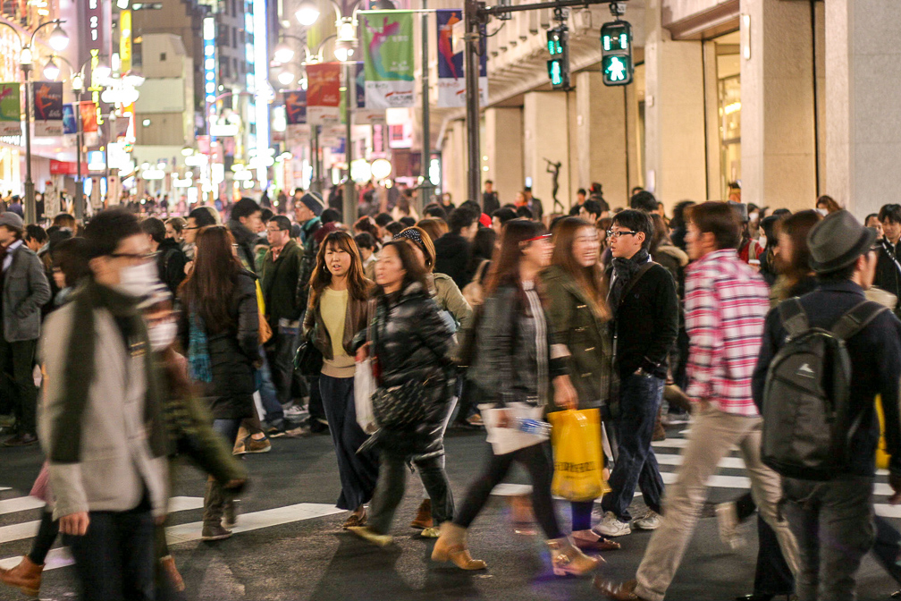 Join the scramble at Shibuya crossing. Photo: Daniel.