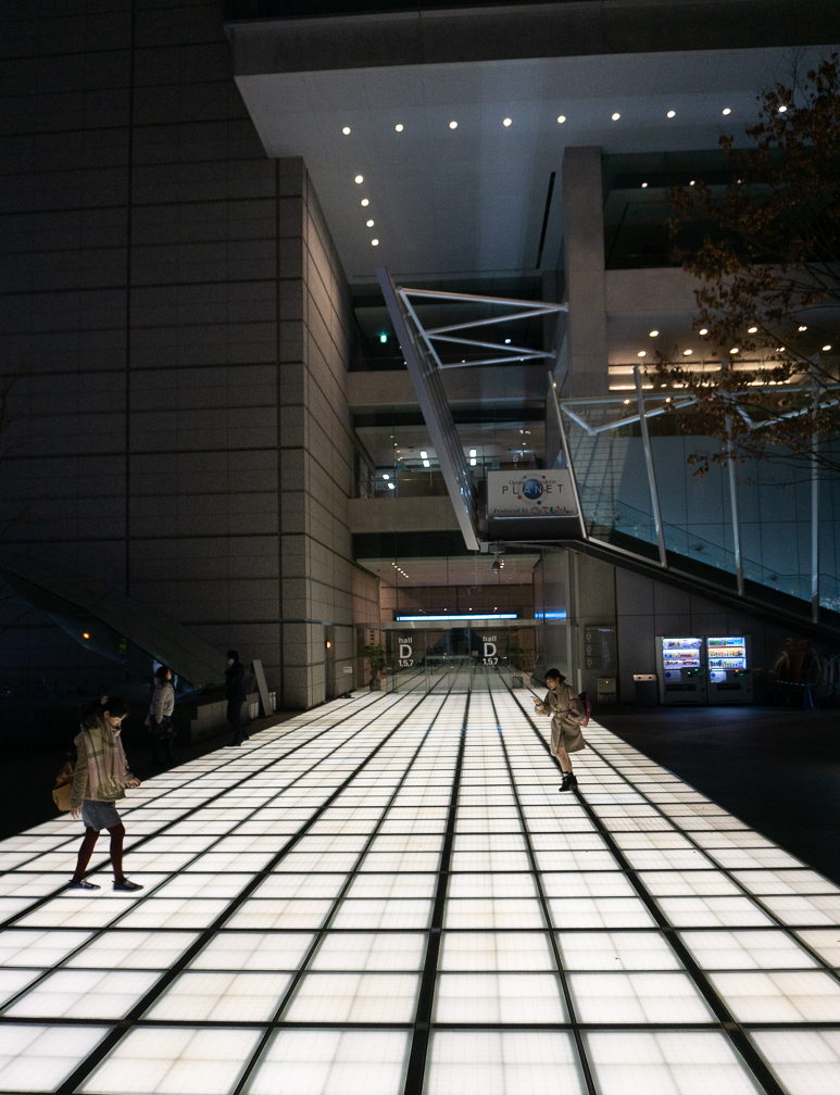 International Forum at night. Photo: Daniel