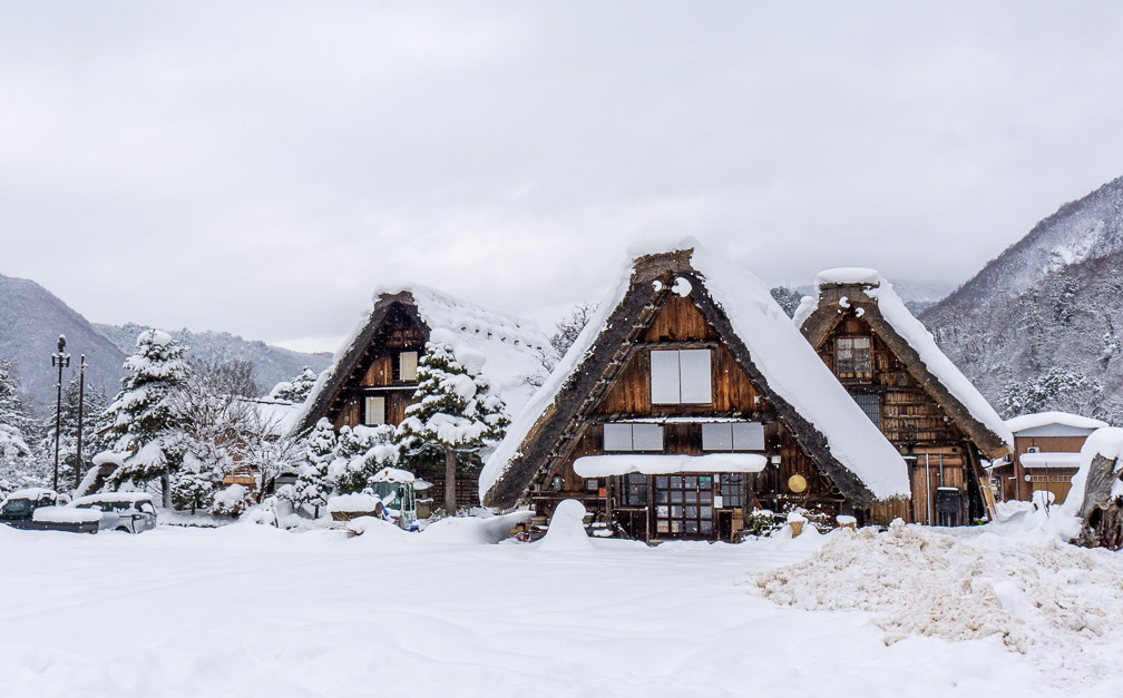 Gasshō-zukuri houses in Shirakawa-Gō. Photo: Daniel