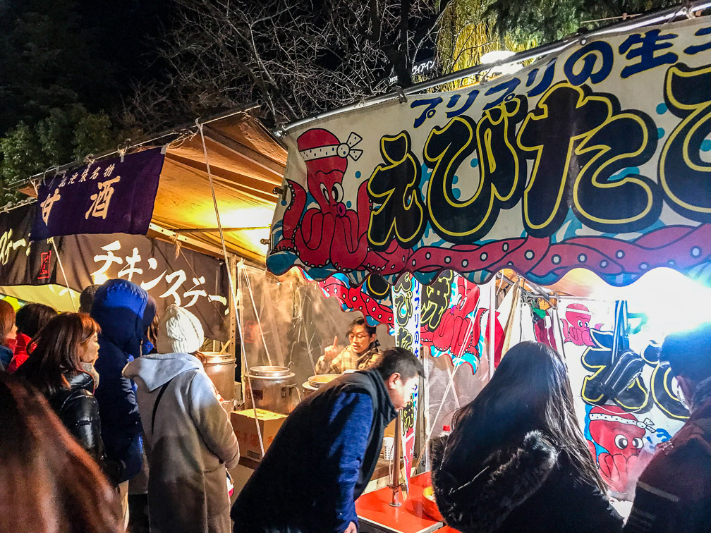 New Year's crowd near Senso-Ji in Tokyo. Photo: Ingrid