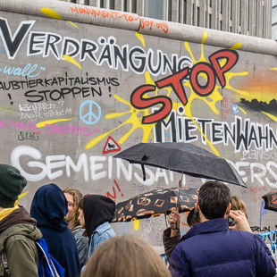Rent protest in Berlin. Photo: Daniel